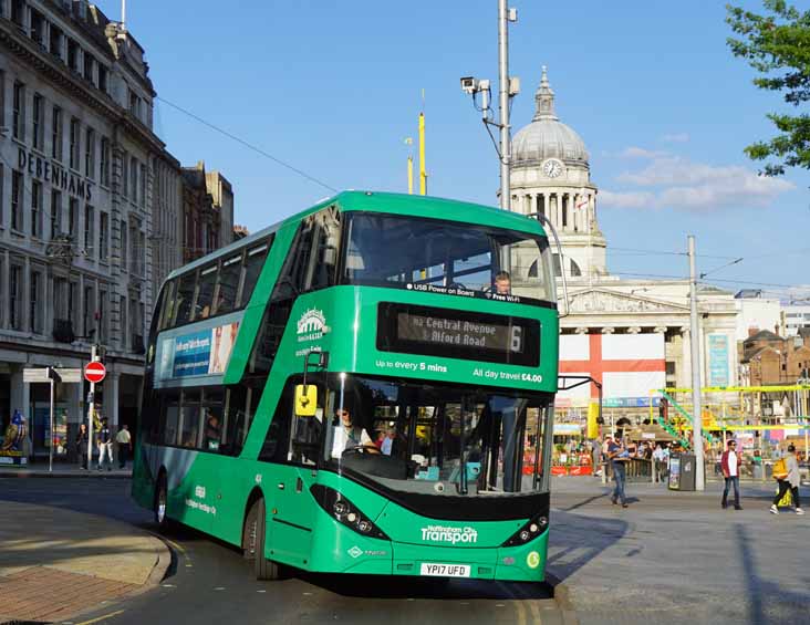 Nottingham Scania N280UD ADL Enviro400CNGCITY 404